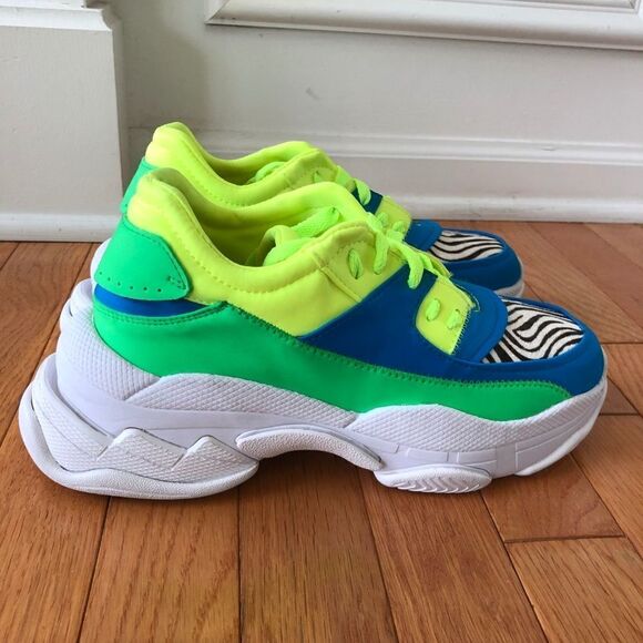 Jeffrey Campbell Womens Online Sneaker Neon 8 - Picture 3 of 8